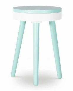 Hot Sale 🥰 Powell Piera Side Table Aqua Blue Home End & Side Tables 🎁