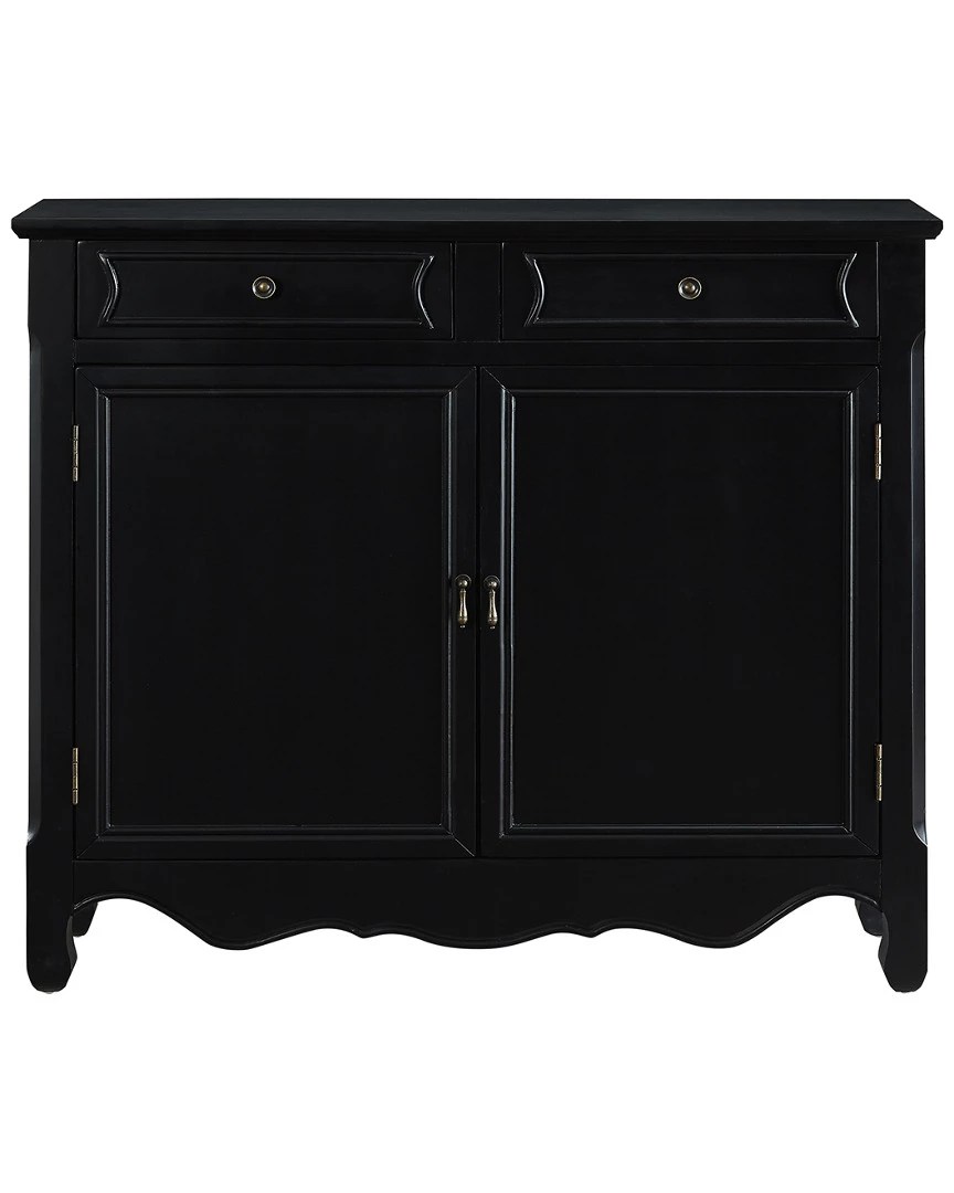 Discount π Powell Elmore Black 2-Door Console Home TV Stands & Consoles π―