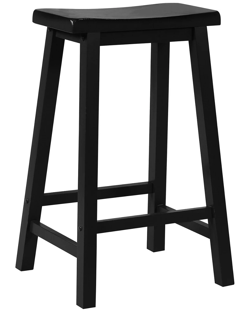 Promo π Powell Dean Antique Black With Sand Through Terra Cotta Bar Stool Home Dining Chairs & Stools π - Image 2