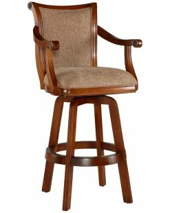 Buy 👍 Powell Jensen Warm Cherry Swivel Bar Stool Home Dining Chairs & Stools ❤️