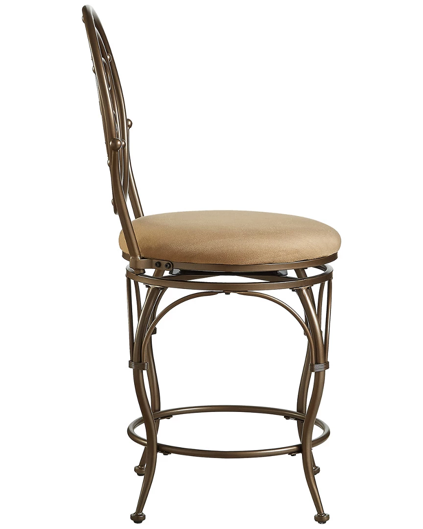 Budget π― Powell Kaleb Big And Tall Scroll Circle Back Counter Stool Home Dining Chairs & Stools π - Image 2