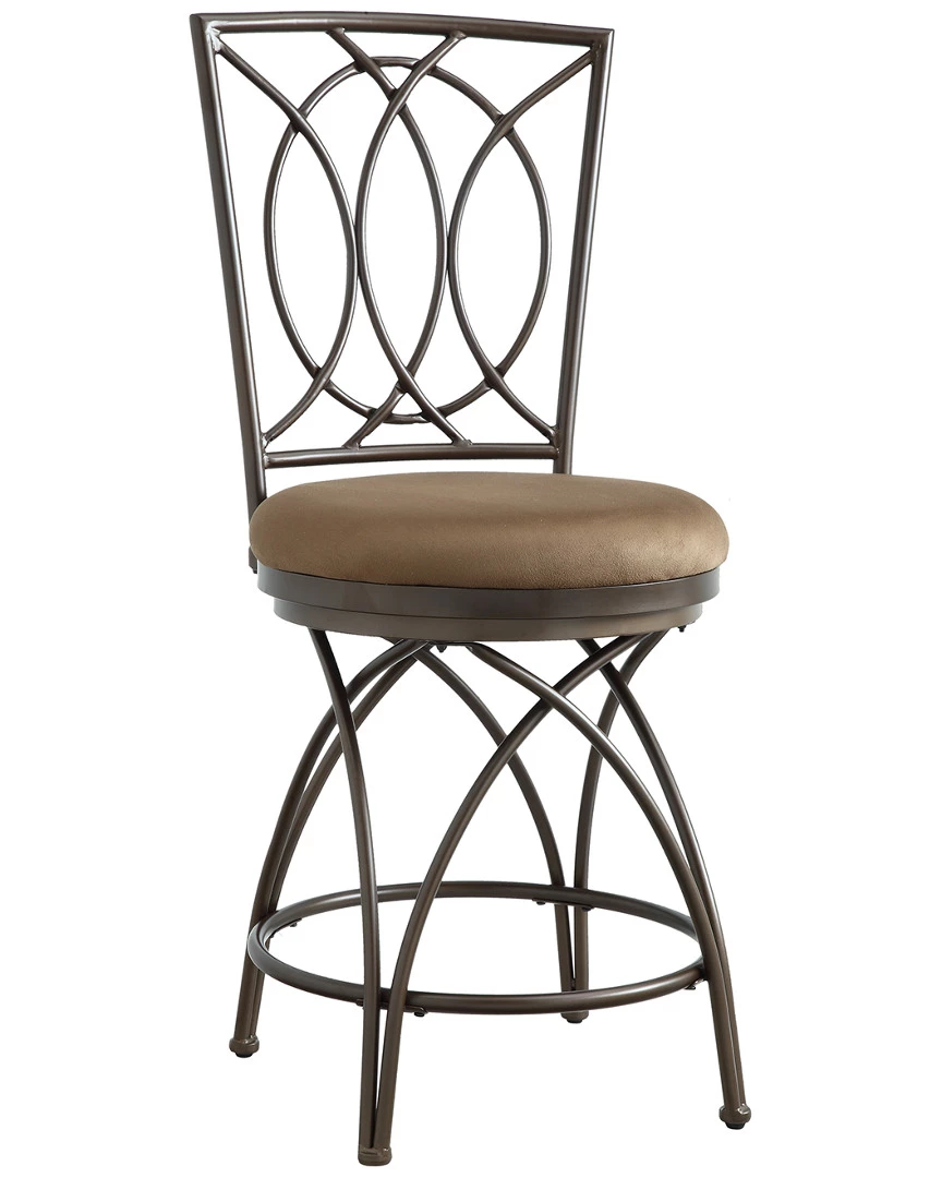 Deals βοΈ Powell Seth Big And Tall Metal Crossed Legs Counter Stool Home Dining Chairs & Stools π - Image 2