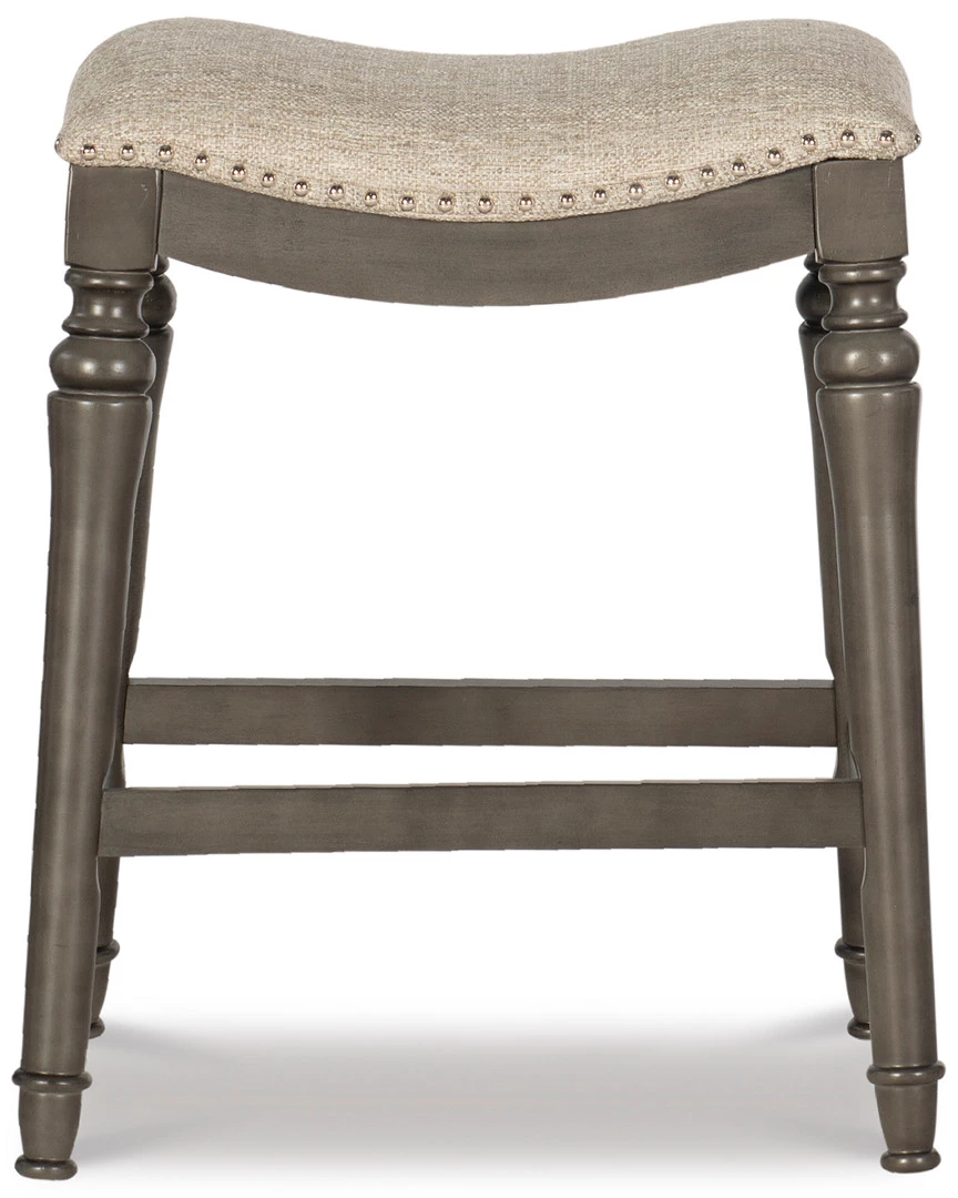 Promo π Powell Mason Grey Counter Stool Home Dining Chairs & Stools π₯