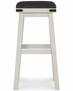 New π Powell Carter White Barstool Home Dining Chairs & Stools β