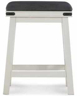 Cheap β€οΈ Powell Carter White Counter Stool Home Dining Chairs & Stools β¨