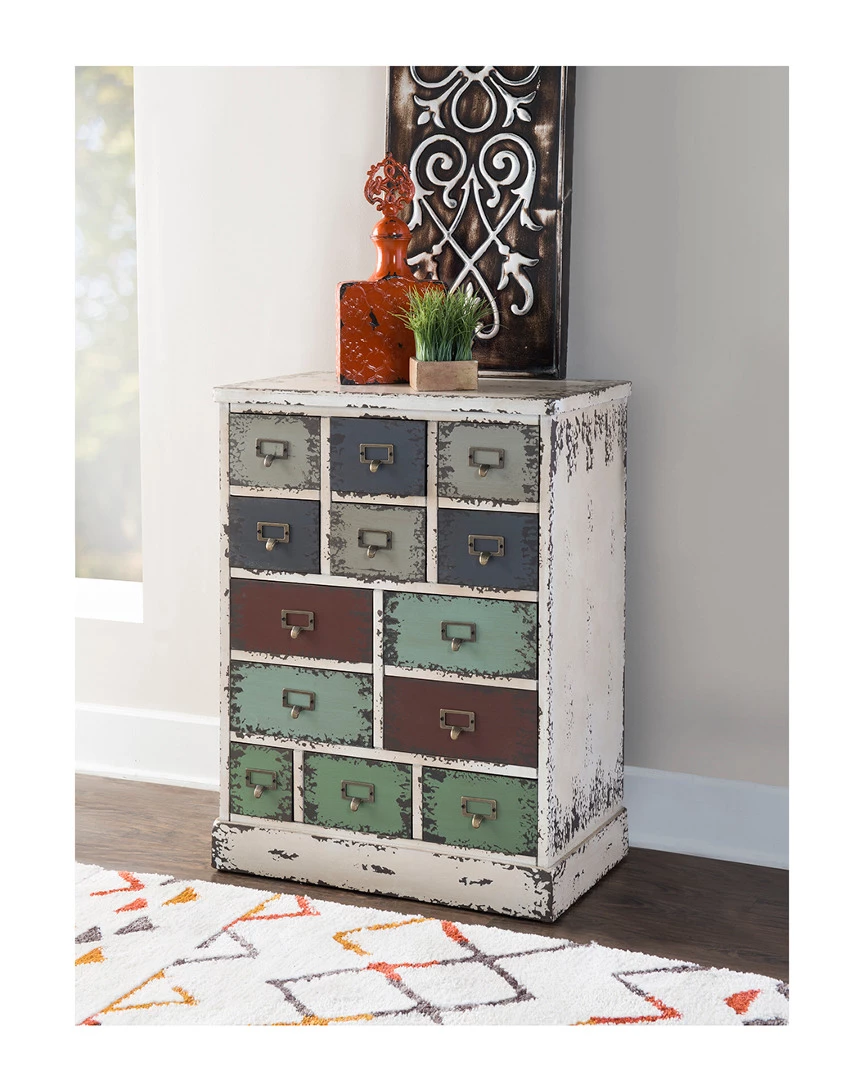 Top 10 π₯ Powell Hartford 13 Drawer Cabinet Home Bookcases & Shelving π₯ - Image 3