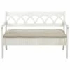 Cheapest 🧨 Powell Heath White Storage Bench Home Accent Chairs 💯