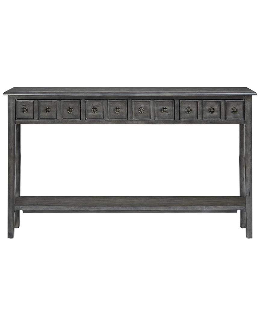 Cheapest 𧨠Powell Piper Console Grey Home TV Stands & Consoles π