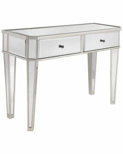 Best deal π₯° Powell Lara Mirrored Console With InSilverin Wood Home TV Stands & Consoles π