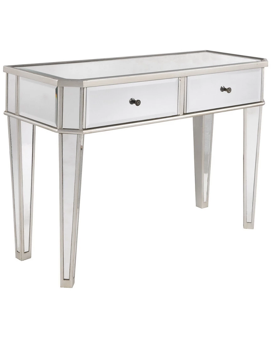 Best deal π₯° Powell Lara Mirrored Console With InSilverin Wood Home TV Stands & Consoles π