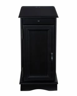 Budget 𧨠Powell Vance Black Accent Table Home End & Side Tables β