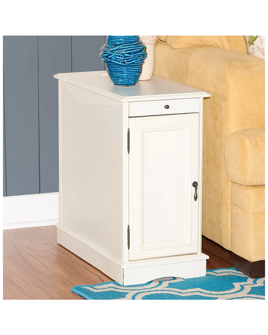 Best deal π― Powell Vance White Accent Table Home End & Side Tables π - Image 2