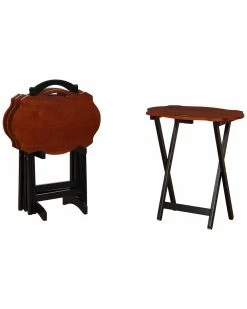 Coupon 🛒 Powell Carson Black Tray Table Home End & Side Tables 🔔