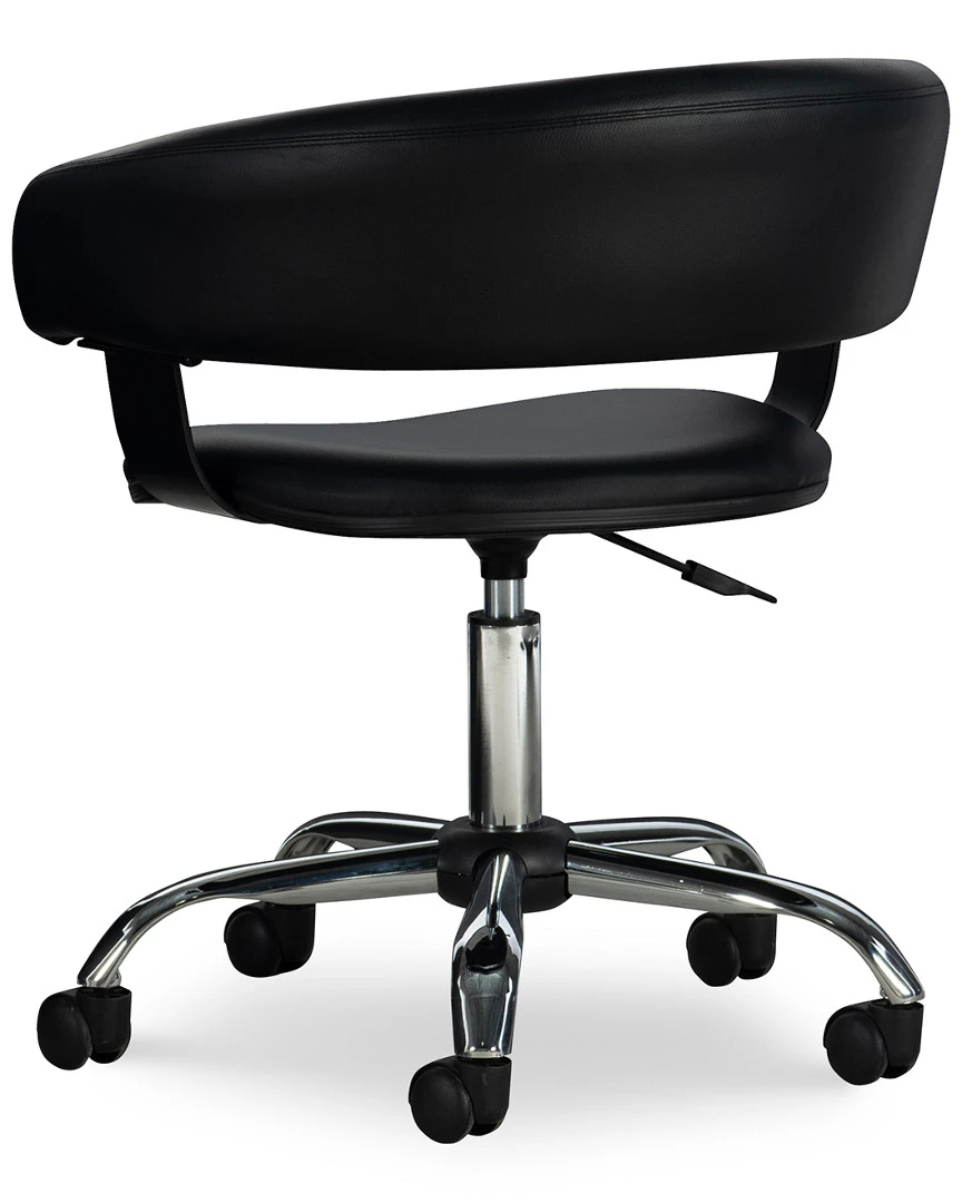 Hot Sale 𧨠Powell Black Gas Lift Desk Chair Home Office Chairs β - Image 3