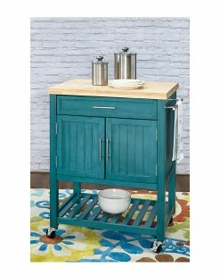 Wholesale 👏 Powell Sanja Kitchen Cart Home Bar Carts & Accessories 🤩