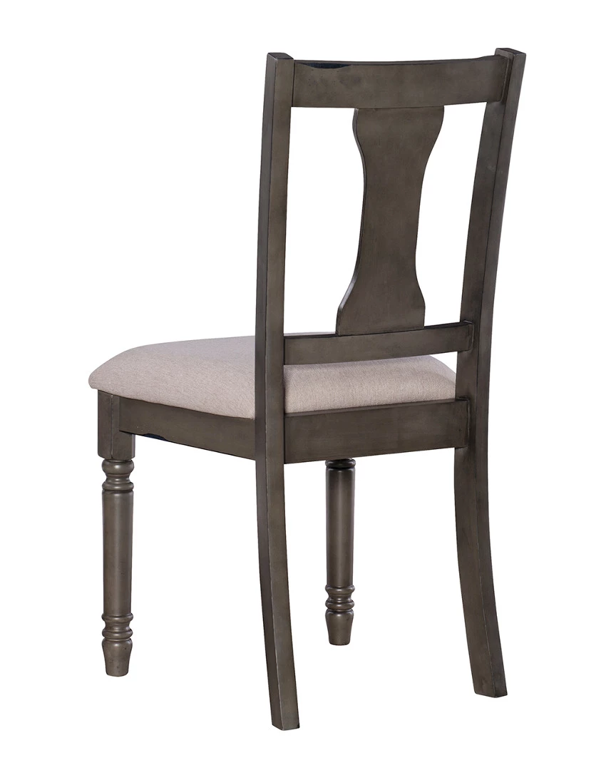 Flash Sale π Powell Willow Grey Side Chair Home Dining Chairs & Stools π₯ - Image 3