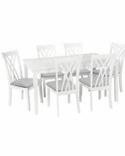 Budget 🎁 Powell Schatzi 7PC Dining Set Home Dining Tables 🎉