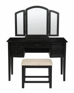 Outlet 🛒 Powell Sezja Vanity Set Home Nightstands 🛒