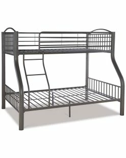 Buy π Powell Trey Twin Over Full Pewter Bed Home Beds & Headboards π